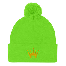 Load image into Gallery viewer, Crown Pom-Pom Beanie
