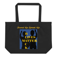 Load image into Gallery viewer, Black Lives Matter Large organic tote bag - Shannon Alicia LLC
