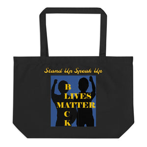 Black Lives Matter Large organic tote bag - Shannon Alicia LLC