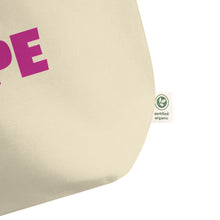 Cargar imagen en el visor de la galería, Hope Large organic tote bag
