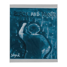 Cargar imagen en el visor de la galería, Black and Proud Throw Blanket - Shannon Alicia LLC
