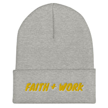 Load image into Gallery viewer, Faith + Work Cuffed Beanie
