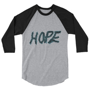 Hope 3/4 sleeve raglan shirt