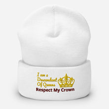 Load image into Gallery viewer, Queen Cuffed Beanie
