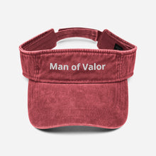 Load image into Gallery viewer, Man of Valor Denim visor
