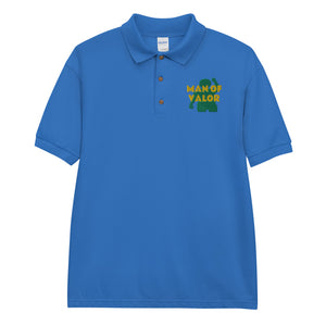 Man of Valor Embroidered Polo Shirt