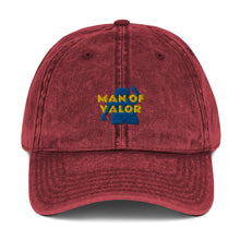 Load image into Gallery viewer, Man of Valor Vintage Cotton Twill Cap
