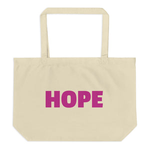 Hope Large organic tote bag