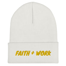 Cargar imagen en el visor de la galería, Faith + Work Cuffed Beanie
