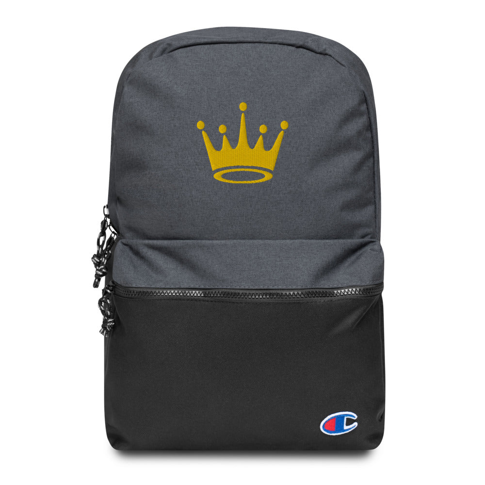 Crown Embroidered Champion Backpack