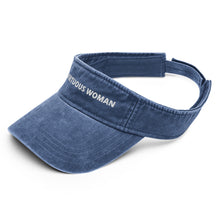 Load image into Gallery viewer, Virtuous Woman Denim visor

