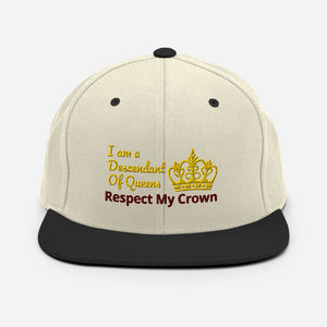 Queen Snapback Hat