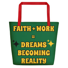 Load image into Gallery viewer, Faith + Work Beach Bag
