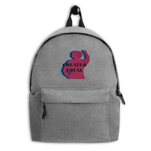 Load image into Gallery viewer, Created Equal Embroidered Backpack
