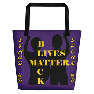 Black Lives Matter Beach Bag