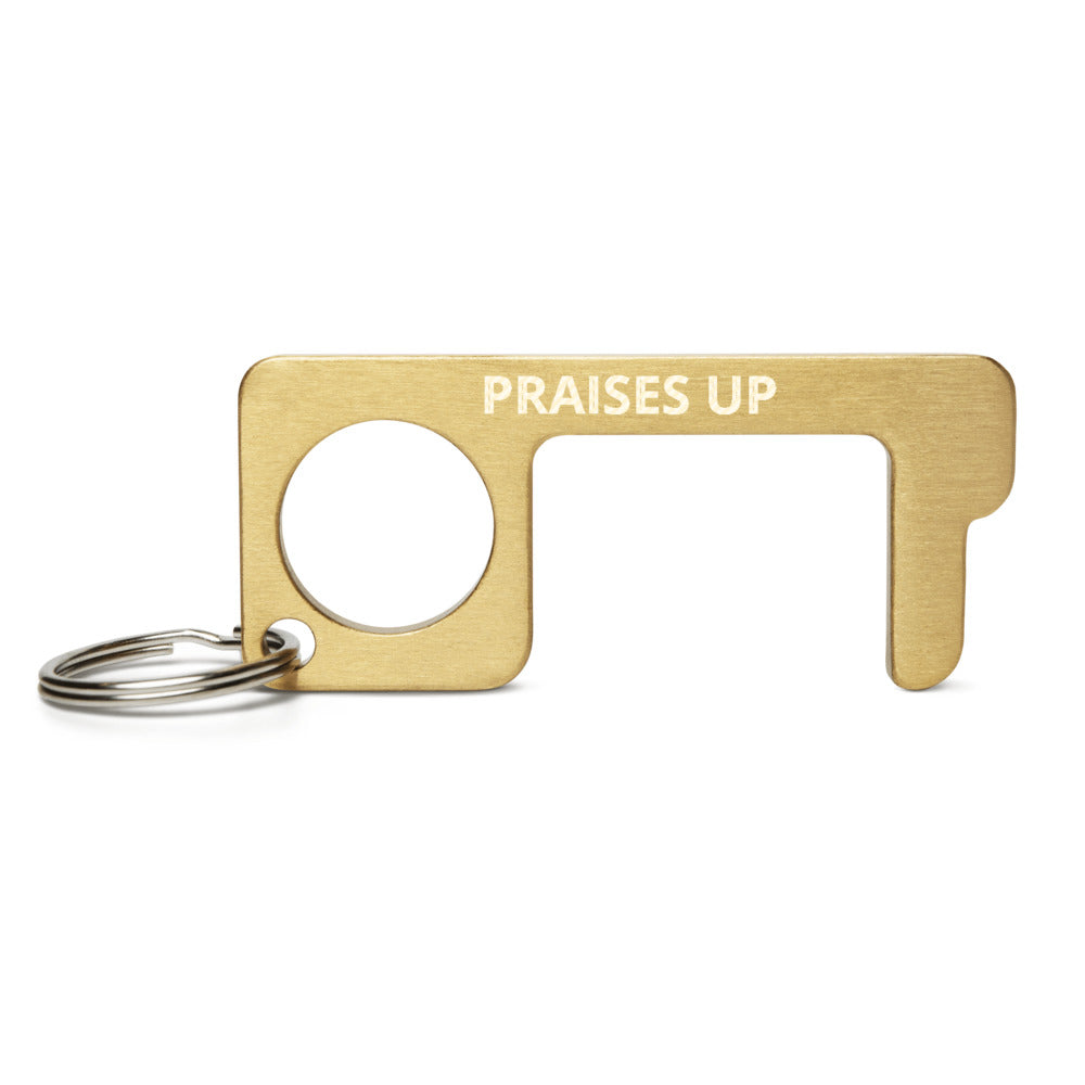 Praises Up Engraved Brass Touch Tool