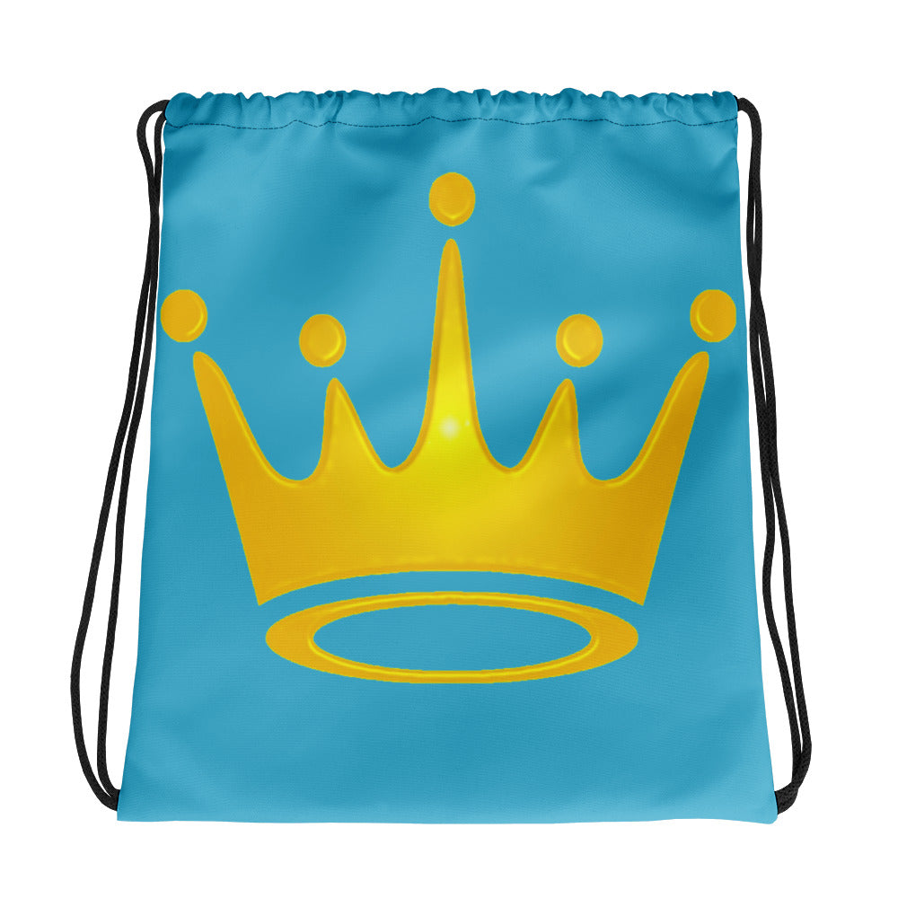 Crown Drawstring bag