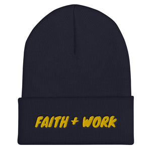 Faith + Work Cuffed Beanie