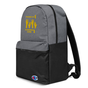 Praises Up Embroidered Champion Backpack