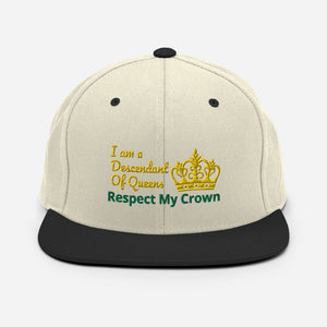 Queen Snapback Hat