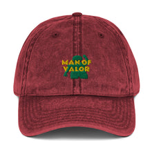 Load image into Gallery viewer, Man of Valor Vintage Cotton Twill Cap
