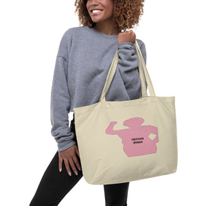 Virtuous Woman Large organic tote bag