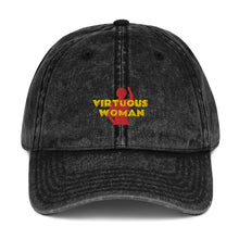Cargar imagen en el visor de la galería, Virtuous Woman Vintage Cotton Twill Cap

