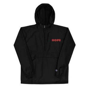 Hope Embroidered Champion Packable Jacket