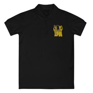 Black Lives Matter Embroidered Women's Polo Shirt - Shannon Alicia LLC