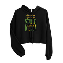 Load image into Gallery viewer, Black Lives Matter Crop Hoodie - Shannon Alicia LLC
