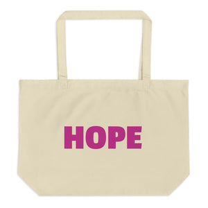 Hope Large organic tote bag
