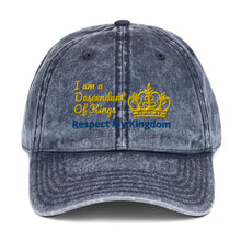 Load image into Gallery viewer, King Vintage Cotton Twill Cap
