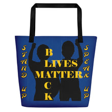 Load image into Gallery viewer, Black Lives Matter Beach Bag - Shannon Alicia LLC

