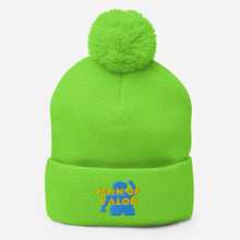 Load image into Gallery viewer, Man of Valor Pom-Pom Beanie
