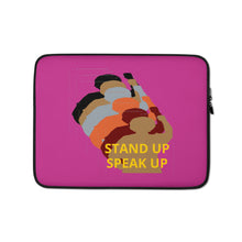 Load image into Gallery viewer, Stand Up-Speak Up Laptop Sleeve
