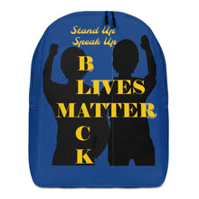 Cargar imagen en el visor de la galería, Black Lives Matter Minimalist Backpack - Shannon Alicia LLC
