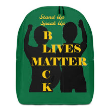 Load image into Gallery viewer, Black Lives Matter Minimalist Backpack
