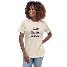 Cargar imagen en el visor de la galería, &lt;transcy&gt;Create Design Inspire - Camiseta ancha&lt;/transcy&gt;
