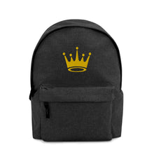 Load image into Gallery viewer, Crown Embroidered Backpack
