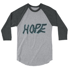 Cargar imagen en el visor de la galería, Hope 3/4 sleeve raglan shirt
