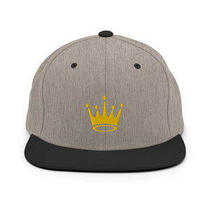 Crown Snapback Hat