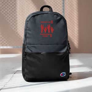 Praises Up Embroidered Champion Backpack