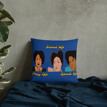 Load image into Gallery viewer, Pray Up-Stand Up-Speak Up Basic Pillow
