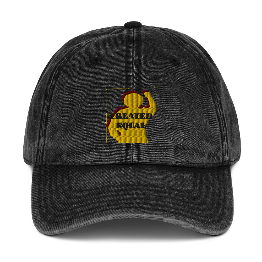 Created Equal Vintage Cotton Twill Cap