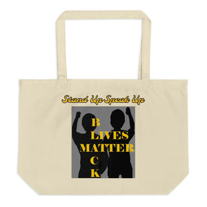Black Lives Matter Large organic tote bag - Shannon Alicia LLC
