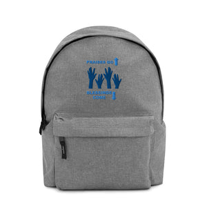 Praises Up Embroidered Backpack