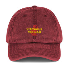 Load image into Gallery viewer, Virtuous Woman Vintage Cotton Twill Cap
