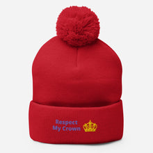 Load image into Gallery viewer, Queen Pom-Pom Beanie
