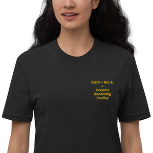 Faith + Work Unisex recycled t-shirt