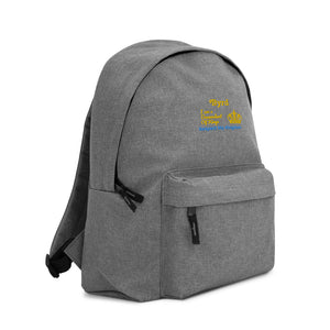 King Embroidered Backpack